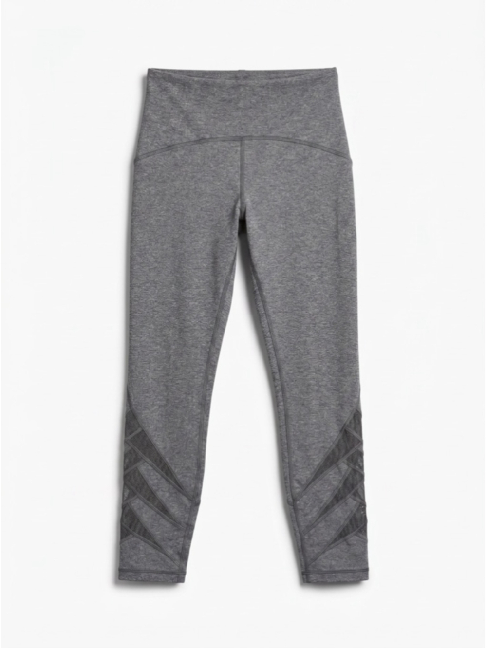 LULULEMON Motionful 25" Heathered Black Leggings, Athletic Pants, Sz 6